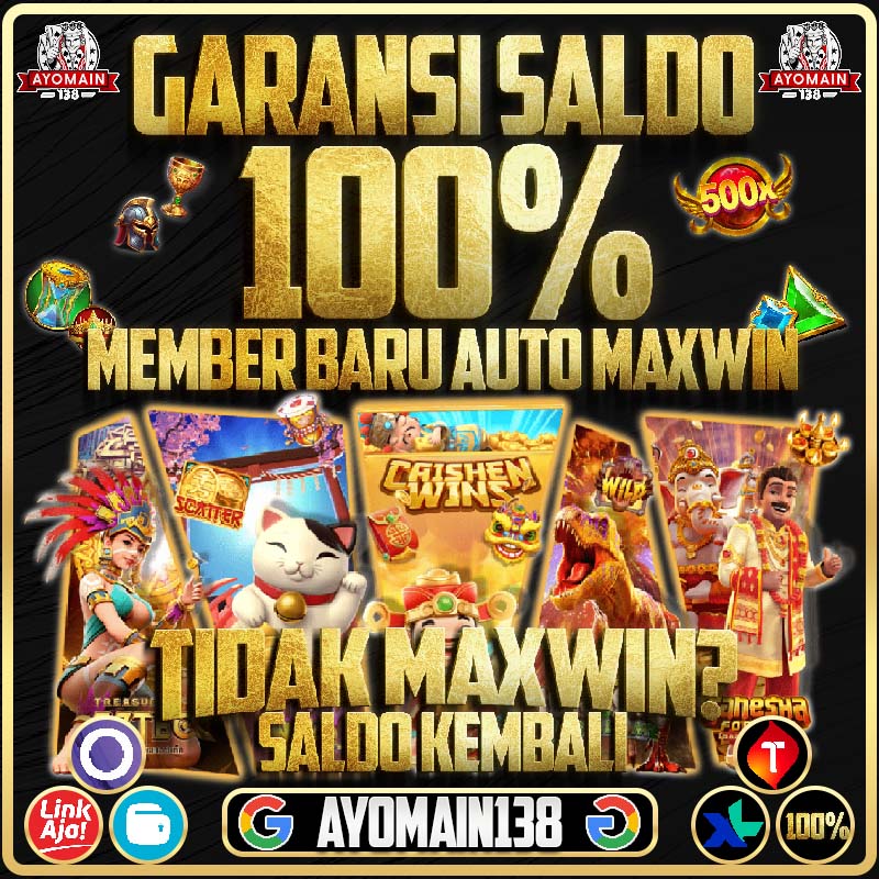 AYOMAIN138: Daftar Situs Judi Slot Gacor Malam Ini Gampang Menang Terbaik